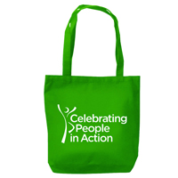 "Celebrating People in Action" Tote Bag